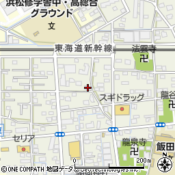 静岡県浜松市中央区飯田町736周辺の地図