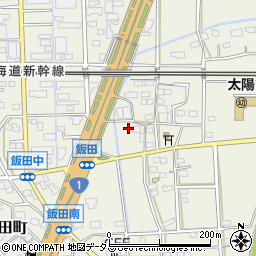 静岡県浜松市中央区飯田町1563周辺の地図