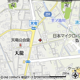 静岡県磐田市天龍279周辺の地図