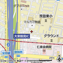 音田一運送店周辺の地図