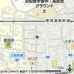 静岡県浜松市中央区飯田町768周辺の地図