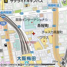 大阪府大阪市北区茶屋町15周辺の地図
