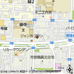 セブンイレブン大阪鶴見６丁目店周辺の地図