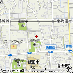 静岡県浜松市中央区飯田町637周辺の地図