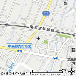 静岡県浜松市中央区鶴見町1218周辺の地図