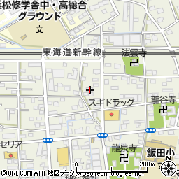 静岡県浜松市中央区飯田町725周辺の地図