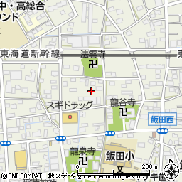 静岡県浜松市中央区飯田町665周辺の地図