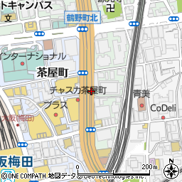 大阪府大阪市北区鶴野町周辺の地図