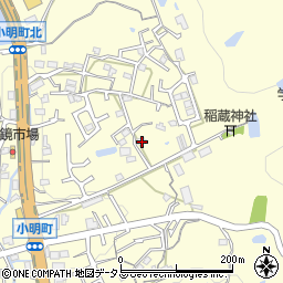 奈良県生駒市小明町482周辺の地図