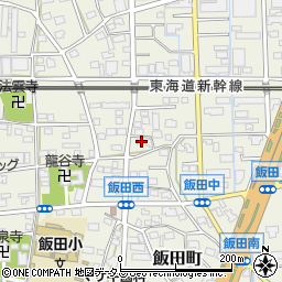 静岡県浜松市中央区飯田町401周辺の地図