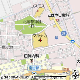 岡山県岡山市東区東平島1609周辺の地図