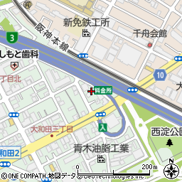 サンモール大和田周辺の地図