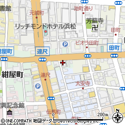 静岡県浜松市中央区神明町周辺の地図