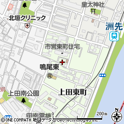 兵庫県西宮市上田東町1-27周辺の地図