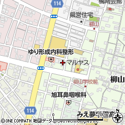 三重県津市柳山津興3308周辺の地図
