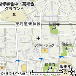 静岡県浜松市中央区飯田町726周辺の地図