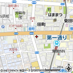 ＭＩＲＡＩ　田町センター校周辺の地図