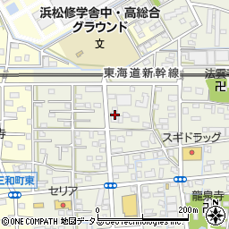 静岡県浜松市中央区飯田町742周辺の地図