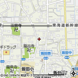 静岡県浜松市中央区飯田町385周辺の地図