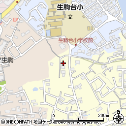 奈良県生駒市小明町1859-9周辺の地図