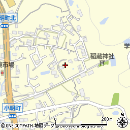 奈良県生駒市小明町481周辺の地図