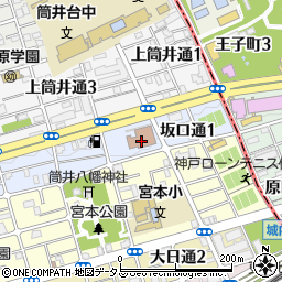兵庫県保育士・保育所支援センター周辺の地図