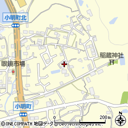 奈良県生駒市小明町478周辺の地図