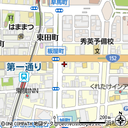 浜松磐田信用金庫板屋町支店周辺の地図