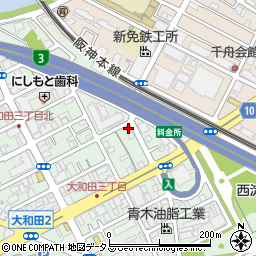 大和田技研周辺の地図