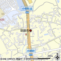 奈良県生駒市小明町427-1周辺の地図