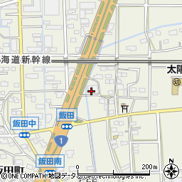 静岡県浜松市中央区飯田町1567周辺の地図