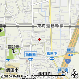 静岡県浜松市中央区飯田町403周辺の地図