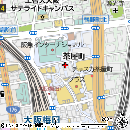 大阪府大阪市北区茶屋町15-30周辺の地図