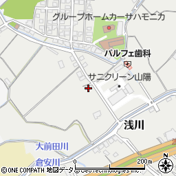 岡山県岡山市東区浅川337周辺の地図