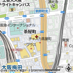 大阪府大阪市北区茶屋町16周辺の地図