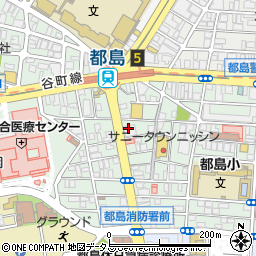 はま寿司都島本通店周辺の地図