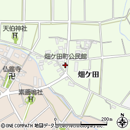 畑ケ田町公民館周辺の地図