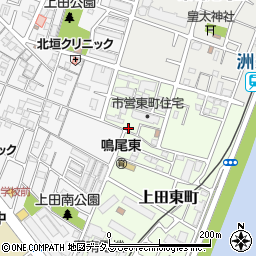 兵庫県西宮市上田東町1-30周辺の地図