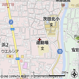 大阪府大阪市鶴見区浜3丁目周辺の地図