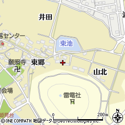愛知県田原市波瀬町東郷33周辺の地図