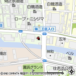 カースタレンタカー阪神御影駅前店周辺の地図