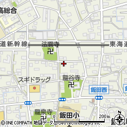 静岡県浜松市中央区飯田町640周辺の地図