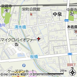 静岡県磐田市中泉1864-2周辺の地図