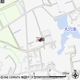 愛知県豊橋市天伯町三和周辺の地図