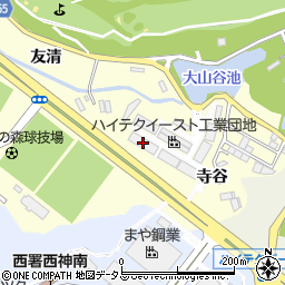 神戸ハイテクイースト工場周辺の地図