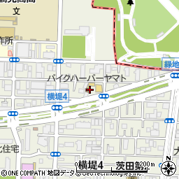トライアンフ大阪中央周辺の地図