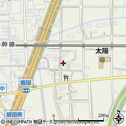 静岡県浜松市中央区飯田町1536周辺の地図