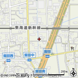 静岡県浜松市中央区飯田町458周辺の地図