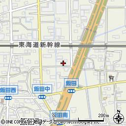 静岡県浜松市中央区飯田町460周辺の地図