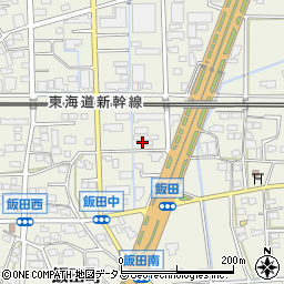 静岡県浜松市中央区飯田町459周辺の地図